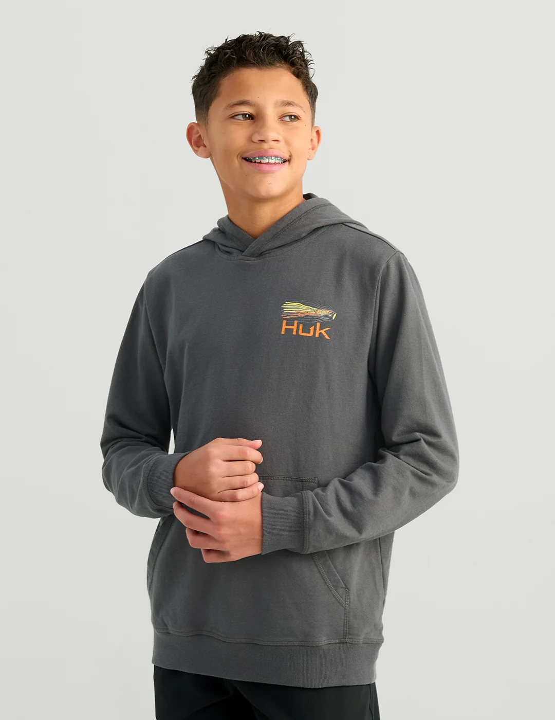 Kids Edisto Fast Badge Terry Hoodie - Image 2