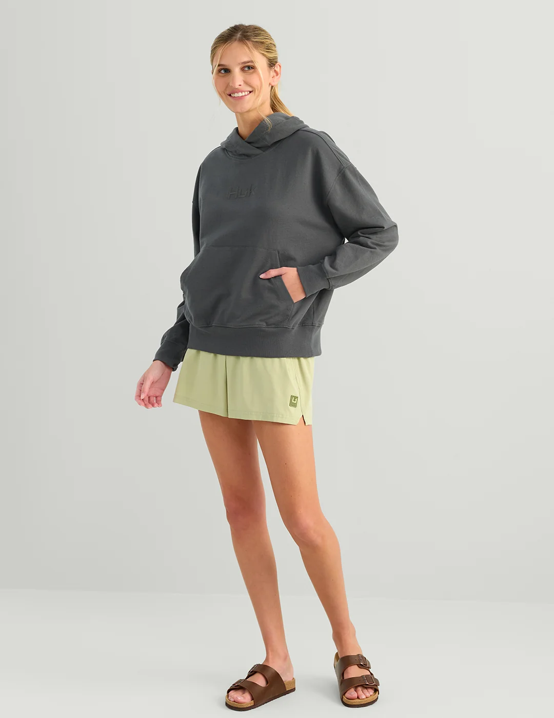 Womens Edisto Logo Terry Hoodie - Image 6
