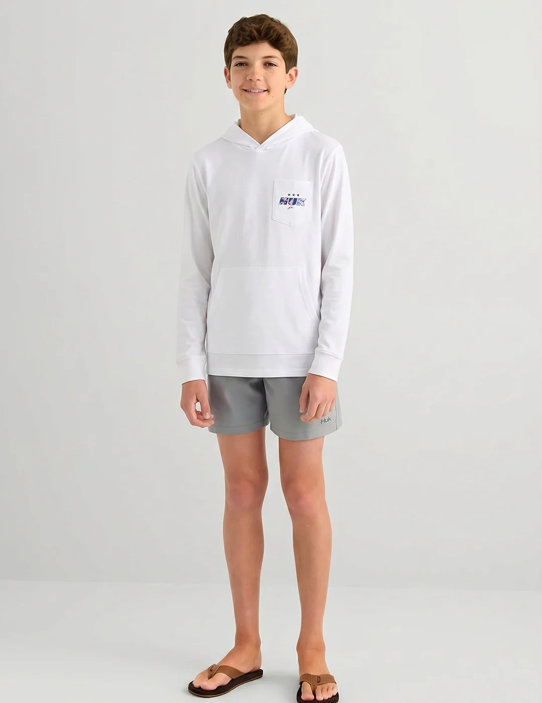 Kids America 250 Fish & Flag Hoodie Tee - Image 3