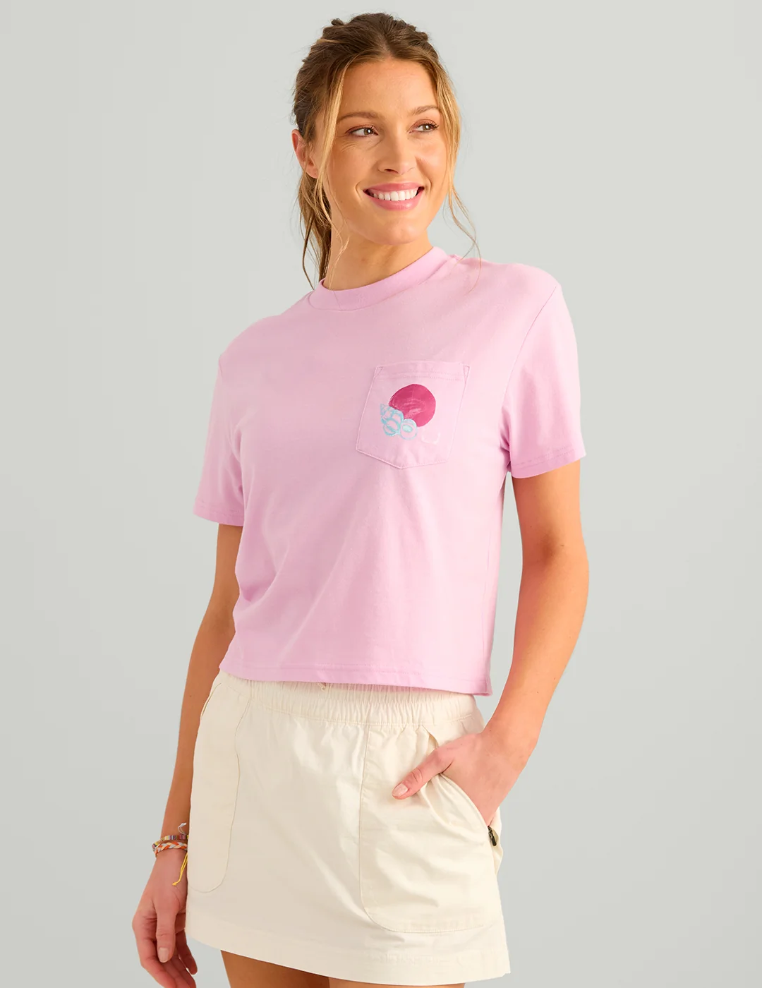 Womens Sea Calling Pocket Tee - Image 2